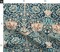 Teal Victorian William Morris Antique Vintage Historical Timeless Classic Traditional Large Scale Custom Printed Fabric by Spoonflower Various Fabrics by the Yard or Fat Quarter